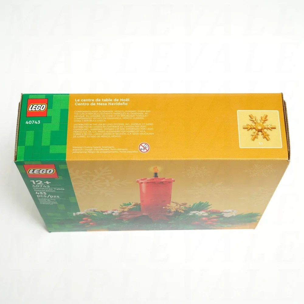 Lego 40743 Christmas Candle Holly Table Decoration Gift 433 pieces - NEW IN BOX